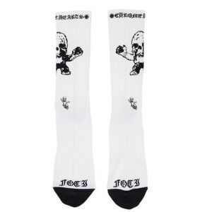 Chrome Hearts FOTI Jarvis Harris Teeter Mahalia Skull Socks Medium 5-8 Men JAPAN